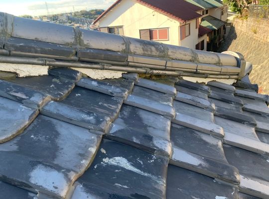 浜松市　屋根工事　漆喰