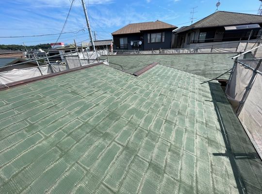 湖西市　屋根塗装