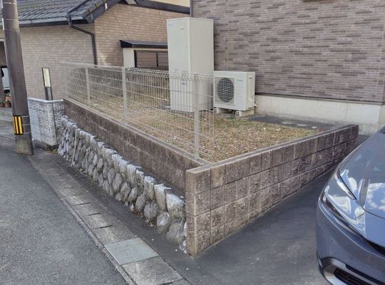 浜松市　フェンス交換