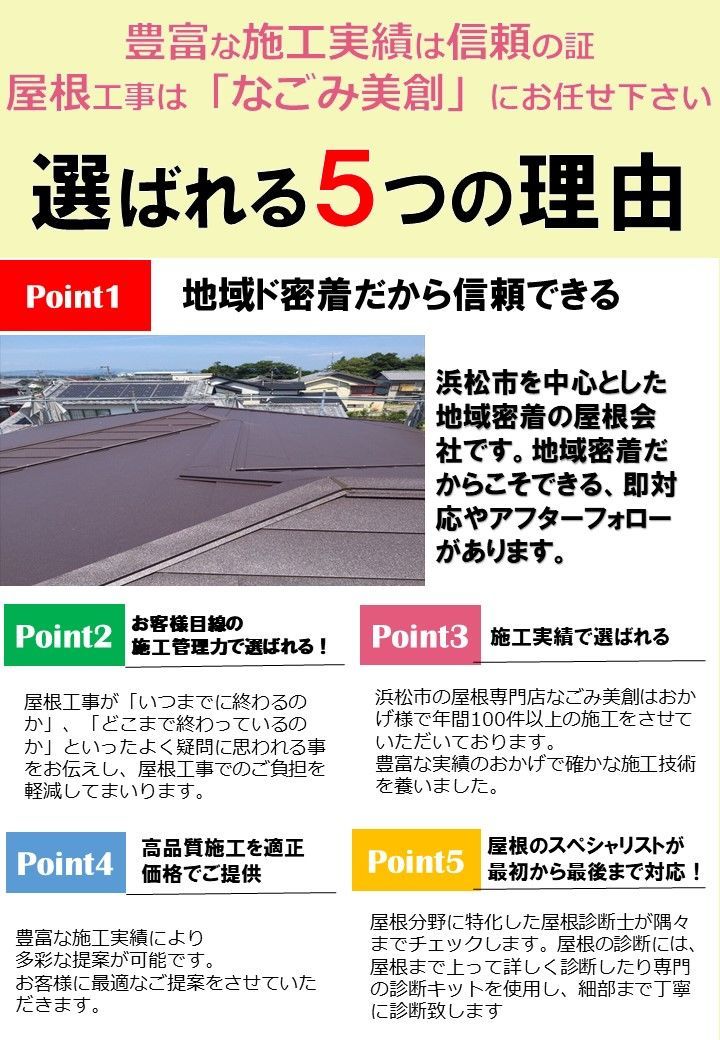 浜松市　屋根工事